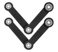 WEKAMOS Bench Glider Arm Replacement 4Pcs Iron Weather Resistant Bearing Arm Brackets for Outdoor Garden Rocker Chair Furniture