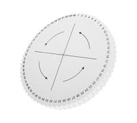 WEKAMOS Braiding Disk for Bracelet Weaving Thickened Slot Kumihimo Cord Disc High Capacity for Threads Multifunctional DIY String Bracelet Plate Suitable for Macrame and Beading Jewelry