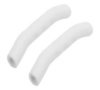 WEKAMOS Brake Lever Covers TPR White Universal Fit for Bicycle Brake Handle