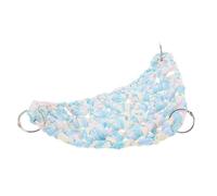 WEKAMOS Breathable Cotton Rope Bird Hammock for Parrots Triangle Climbing Net Nest for Resting and Strengthening Claws Hanging Swing Enhancing Physical Activity and Security