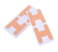 WEKAMOS Breathable H-Shaped Self-Adhesive Snoring Tape 20 Sheets Skin Color Mouth Closure Strips for Sleep Breathing Correction and Mouth Taping Therapy