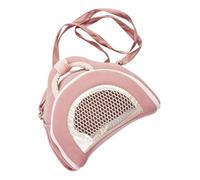 WEKAMOS Breathable Small Pet Carrier Bag with Anti-lost Security for Hamsters Sugar Gliders Rats Portable Shoulder Travel Pouch with Thermal Plush Interior for Outdoor Adventures and Safe