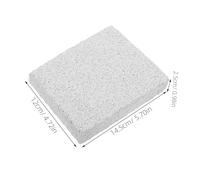 WEKAMOS Bunny Foot Pads Rabbit Tooth Grinder Grinding Feet Board Guinea Pig Cage Hamster Claw Pads Small Pet Pedicure Gerbil Cage Accessories Light Grey