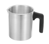 WEKAMOS Candle Making Wax Melting Pot with Dripless Pouring Spout and Heat Resistant Handle for DIY Soap Lipstick Crafting Lightweight Aluminum Pitcher for Safe Aromatic Candle Creation