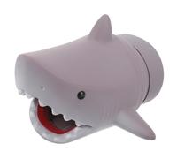 WEKAMOS Cartoon Faucet Extension Baby Washing Faucet Extender for Toddlers Shark Design Safety Bathroom Accessory, Soft Plastic Material, Splash Guard for Child Hand Washing