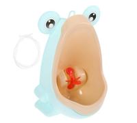WEKAMOS Cartoon Frog Standing Potty Toilet with Strong Suction Cup and Installation Modes Boys Pee Trainer for Potty Training Lightweight PP Material with Fun Windmill Design Random Color