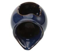 WEKAMOS Ceramic Pot Jar Fountain Decorative Piece Easy to Install Blue Garden Waterfall Jar for Backyard DIY Fountain Fish Tank Aquarium