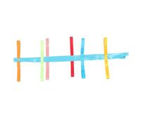 WEKAMOS Children Safety Walking Rope 5 Pcs Preschool Line Rope Lightweight Polyester with Handles Reinforcing Stitching Prevent Children Losing Ensures Safety for Outdoor Walking with A Random Color