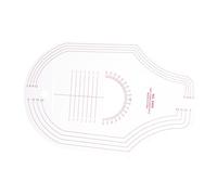 WEKAMOS Clothing Proofing Ruler Multi Functional Tailor Craft Tool Curve Ruler for Dressmaking Sewing Pattern Measuring Comfortable Grip Smooth Surface Suitable for Beginners and