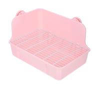 WEKAMOS Convenient Rabbit Potty with Mesh Design Bunny Toilet Tray for Cleaner Healthier Pets Suitable for Living Rooms Parks and Gardens Prevents Feet Scratches