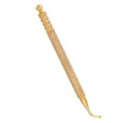 WEKAMOS Copper Auricular Point Pen with Bent Tip Lightweight Durable Ear Acupuncture Probe for Self Diagnosis and Massage Portable Colored Auricular Point Massager for Ear Pressure Therapy