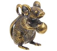 WEKAMOS Copper Rat Pendant Small Charm 1.3X1.2X0.6 Inch Handmade Jewelry Making Accessory for Bracelets and Necklaces