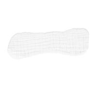 WEKAMOS Cotton Gauze Cloth Diaper Inserts Reusable with High Absorbency Peanut Shape Soft White Muslin Cloth Nappies for Newborn Baby Suitable for Daily Use