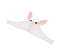 WEKAMOS Cotton Pet Bunny Hat with Adorable Bunny Ears for Hamsters Rats Chinchillas Soft Skin Friendly Headgear for Small Animals for Halloween Easter Photo Shoots and Party Dress Up