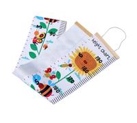 WEKAMOS Creative Nordic Style Height Chart Wall Hanging Pendant for Wooden Growth Measurement Ruler Growth Tracker Home Decoration Sunflower Design