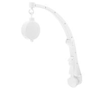 WEKAMOS Crib Mobile Arm with Attachment Clamp Rotating Bed Bell Rattles Bracket with Music Box for Nursery Crib Durable Construction