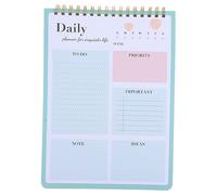 WEKAMOS Daily Calendar Work Planner Notepad for Management Appointment Scheduler with Hourly Plan Pages Smooth Surface Study and Homeschool Organizer Pad for Efficient Task Planning