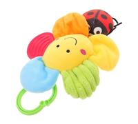 WEKAMOS Detachable Flower Pull String Crib Hanging with Musical Wind Bell for Stroller and Bed Stimulates Grasping and Coordination Soothes Emotions