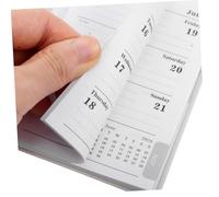 WEKAMOS Diary Small Portable Planner with Hardwearing Paper for Smooth Writing Daily Monthly Scheduling Goal Setting and Yearlong Management for Travel and Study