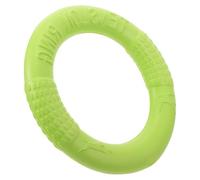 WEKAMOS Dog Chewing Toy and Bite-resistant Throwing Disc Small Green Flying Disc Toy for Puppy Training Outdoor Interactive Chew and Throw for Dogs