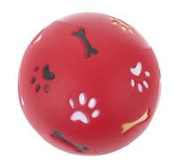 WEKAMOS Dog Leaking Food Small Red Educational Scented Leakage Ball for Dogs Interactive Activity to Enhance Intelligence and Molar Health Safe Durable Material