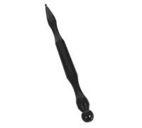WEKAMOS Dual-Head Facial Acupuncture Pen Manual Reflexology Tool for Stress Relief and Muscle Relaxation Portable Ox Horn Ear Point Massage Stick for Full Body Pressure Point Therapy and