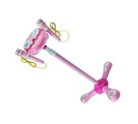 WEKAMOS Early Education Double Microphone for Lights Music Applause and Functions Safe Premium Plastic Singing for Boys Pink No Battery