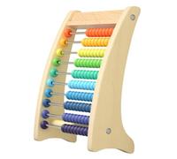 WEKAMOS Educational Abacus for Boys and Girls Math Learning Toy Vintage Design Wooden Calculation Abacus Beads
