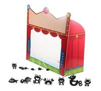 WEKAMOS Educational DIY Shadow Puppetry Kit for Classroom Puppet Stage Handmade Chinese Shadow Theatre for Science Experiment Storytelling and Cultural Learning