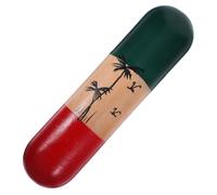 WEKAMOS Educational Musical Coconut Tree Sand Tube Rain Sound Instrument for Creative Hand Percussion in Random Red Green Colors for Early Music Learning and Play Random Color