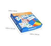 WEKAMOS Educational Number Matching for Montessori Math Teaching Aids with Smooth Surface Safe Material Hand-eye Coordination Development Suitable for Preschool Boys
