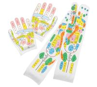 WEKAMOS Elastic Acupressure Massage Gloves and Socks for Seniors Reusable Reflexology Tools with Design Breathable Hand and Foot Therapy to Fatigue and Circulation