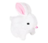 WEKAMOS Electric Plush Bunny with Sound and Hopping Movement, Rabbit Stuffed for Easter Plaything, Soft Electric Rabbit Model for Boys and Random Color