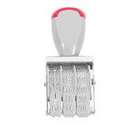 WEKAMOS English Date Stamp Self-Inking for Office Craft Adjustable Roller Stamp for Scrapbooking Construction