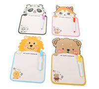 WEKAMOS Erasable Double-Sided Cartoon Writing Board with Pens Dry Erase Whiteboard for Home Office Includes Hanging Rope Multi-use Note and Drawing Board for Students Random Color
