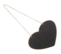 WEKAMOS Erasable Mini Wooden Chalkboard Sign with Hanging Rope Reusable Decorative Message Board for Cafe Front Door Home Office Lightweight Safe Easy to Clean