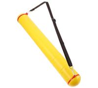 WEKAMOS Extendable Yellow Poster Storage Tube Retractable Art Supply Holder with Adjustable Strap for Protecting Artwork Plans and Documents from Creasing Bending The Go