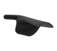 WEKAMOS Face Haircut Shield with Handle 11.65X6.10X2.48 Inch Plastic Protective Splash Guard for Hair Coloring and Barber Use