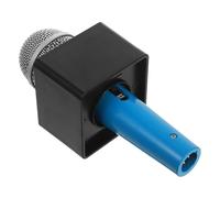 WEKAMOS Fake Microphone Prop with Square Cube Flag Lightweight Simulation Pretend Play Microphone for Karaoke Costume Role Play Party Decorations and Interactive Social Skill Development