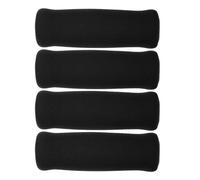 WEKAMOS Foam Handle Grip Cane Covers 4pcs Set, Walking Cane Hand Grip Replacement Pads, Anti-Slip Soft Foam Handles for Walker and Mobility Aid, Black Small Size for Elderly and Disabled