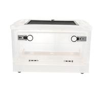 WEKAMOS Foldable Hamster Breeding Box Pet Cage with Safe Material for Animals Indoor Use for Hamsters Mice and Rodents Transparent Plastic Pet Terrarium for Comfortable Habitat