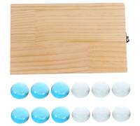 WEKAMOS Foldable Mancala Game for Portable Educational Board with Smooth Surface Space Saving Design Craftsmanship for Family and Party Play Random Color
