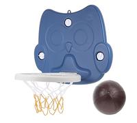 WEKAMOS Foldable Owl Pattern Wall Mounted Basketball Hoop Indoor Outdoor Plaything Lightweight Portable Basketball Stand for Home and Backyard Random Color