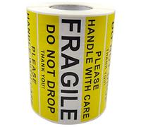 WEKAMOS Fragile Symbol Stickers Warning Labels for Safe Shipping of Adhesive Decals for Packing and Moving Valuables