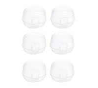 WEKAMOS Gas Protective Cap Safety Protection Cover for Boys and Girls Reusable Plastic Gas Stove Knob Locks Home Use 6Pcs