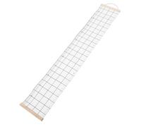 WEKAMOS Growth Chart Wall Decor Height Measuring Ruler with Writable Grid Durable Canvas Scale for Accurate Measurement for Bedroom Nursery