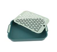 WEKAMOS Guinea Pig Litter Box Pet Toilet for Rabbits Animals Odor Easy to Compact Design Prevents Feet From Getting Training