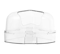 WEKAMOS Hamster Bathing Tub Pet Toilet Plastic Small Pet Bath Basin Cage Accessory Suitable for Hamsters Habitat Housing Random Color