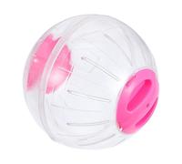 WEKAMOS Hamster Running Ball Plastic Exercise for Small Pets Fun Plaything for Hamsters Gerbils and Rats Durable and Engaging for Active Play Pink Color