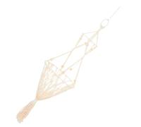 WEKAMOS Hand Woven Cotton Rope Cat Swing Bed Semi Enclosed Bohemian Hammock for Indoor Cats Breathable Ventilated Design Washable Material Year Round Comfort
